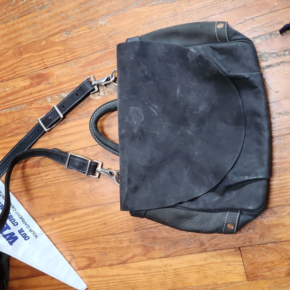 The J. Peterman leather messenger bag, mailbag VINTAGE - Picture 3 of 9